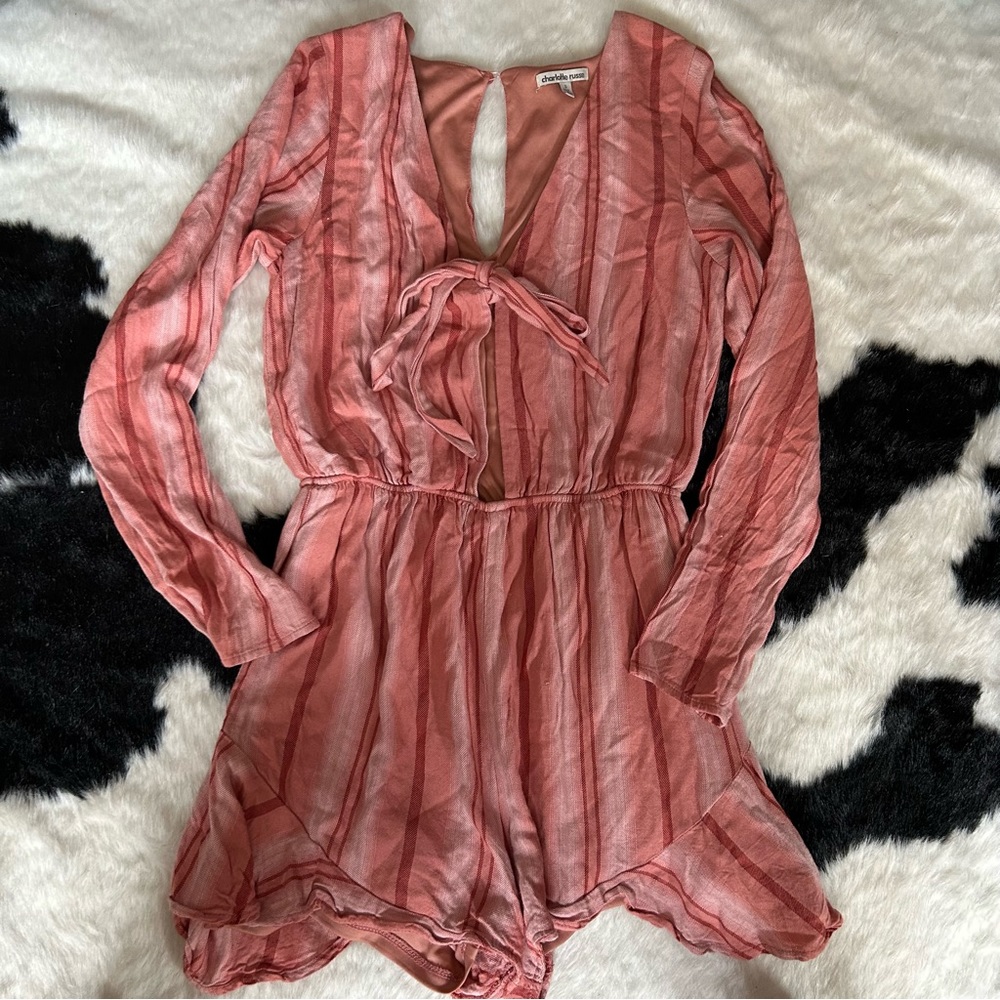 Charlotte Russe long sleeve romper